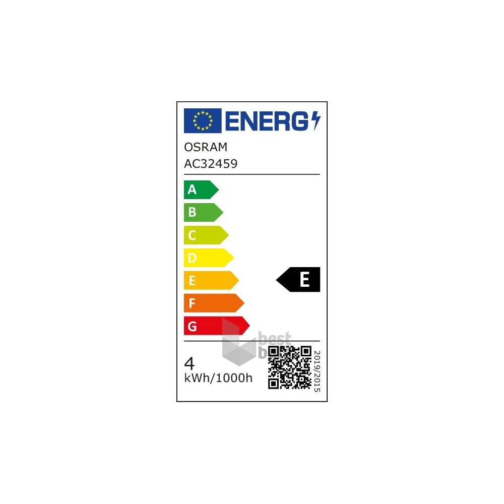Osram Star átlátszó üveg búra/4W/470lm/2700K/E14 LED kisgömb izzó