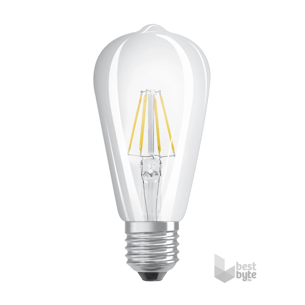 Osram Star átlátszó üveg búra/7W/806lm/2700K/E27 LED Edison körte izzó