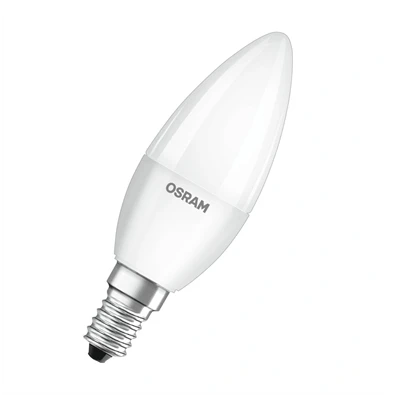 Osram Value opál búra/4,9W/840lm/4000K/E14 LED gyertya izzó