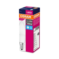 Osram Value opál búra/4,9W/840lm/4000K/E14 LED gyertya izzó
