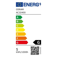 Osram Vintage átlátszó üveg búra/5W/300lm/2000K/E27 LED gömb izzó
