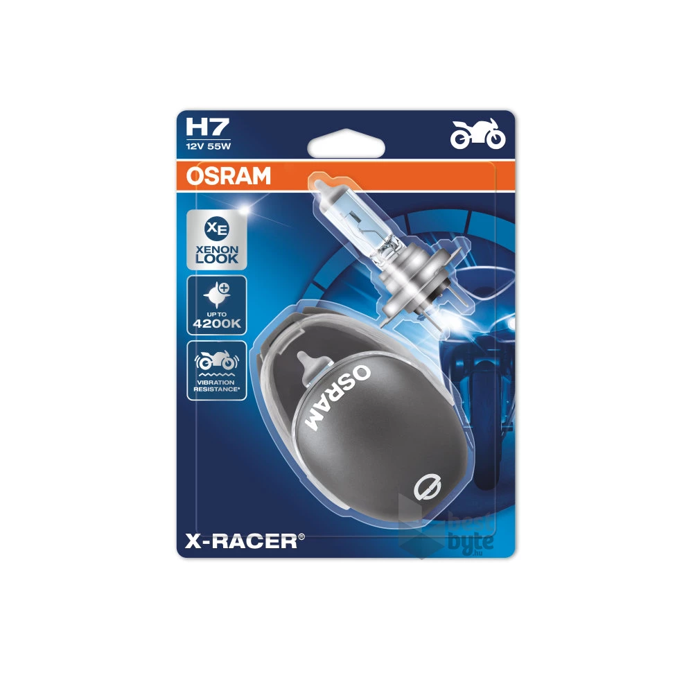 Osram X-Racer 64210XR-02B H7/12V/55W/4000K motorkerékpár izzó