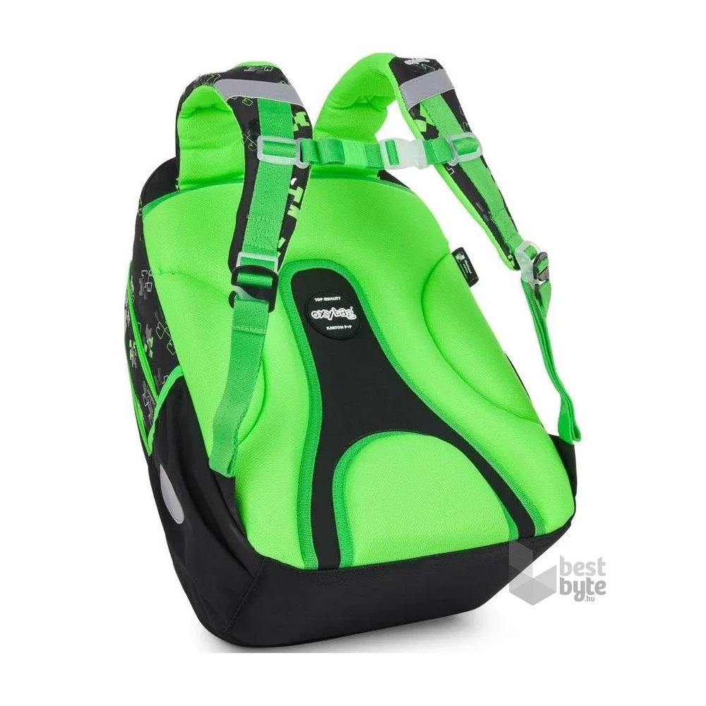 Oxybag Next Green Cube hátizsák