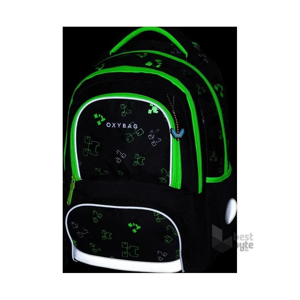 Oxybag Next Green Cube hátizsák