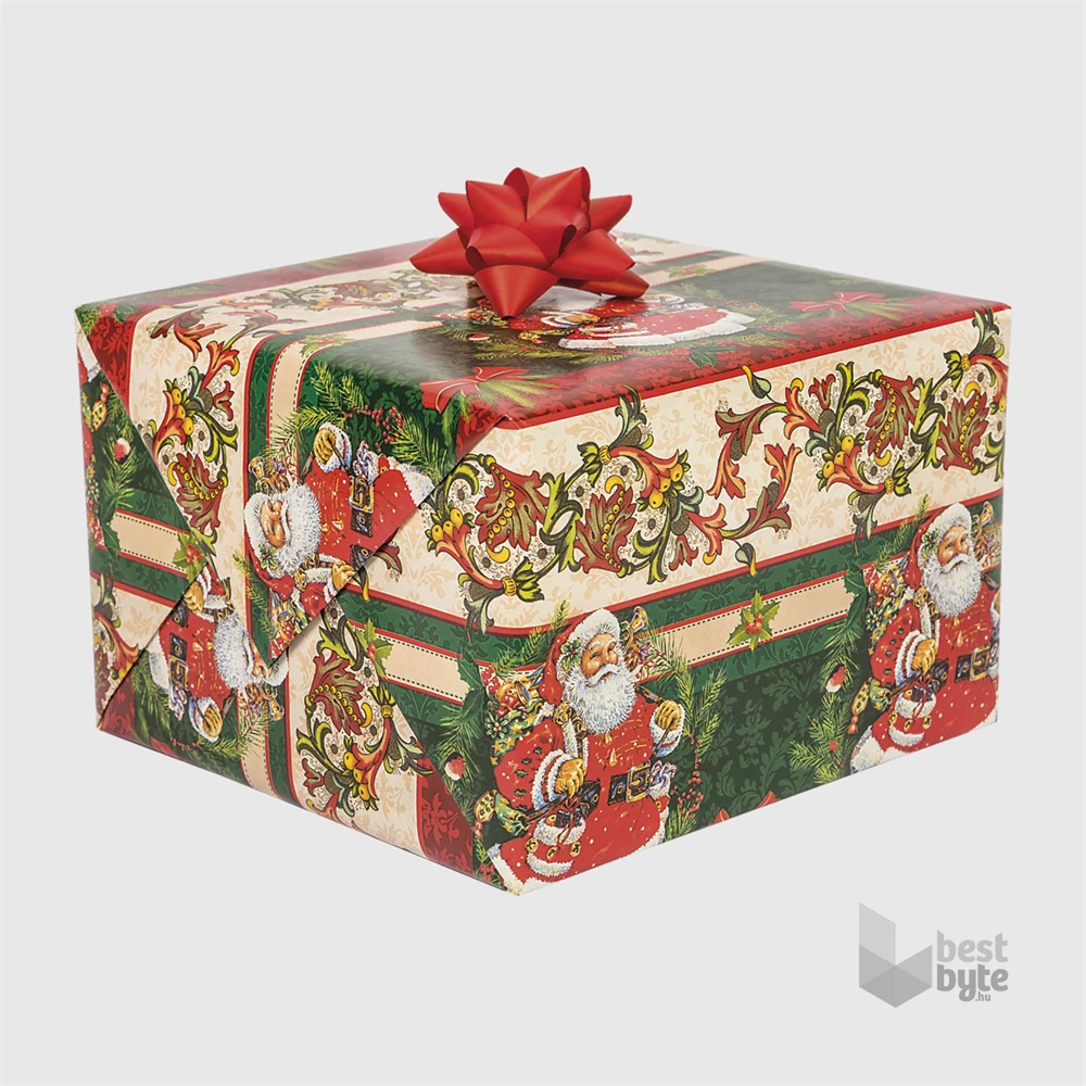 IRIS Karácsonyi tekercses csomagolópapír,  200x70cm, különböző mintákkal, 60g/m2