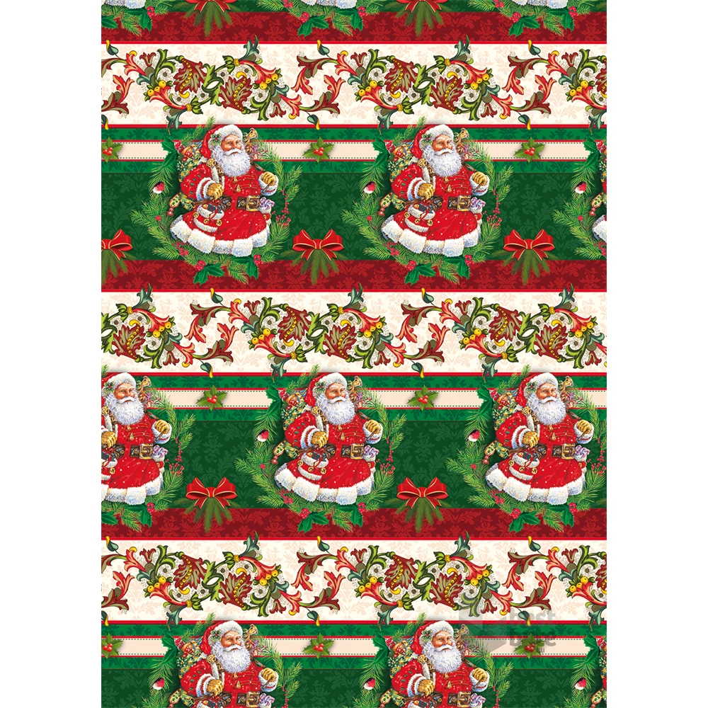 IRIS Karácsonyi tekercses csomagolópapír,  200x70cm, különböző mintákkal, 60g/m2