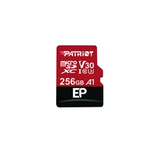 PATRIOT 256GB SD micro (SDXC Class 10 UHS-I V30) (PEF256GEP31MCX) EP memória kártya