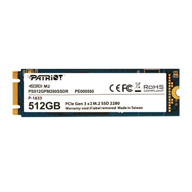 PATRIOT SCORCH 512GB M.2 2280 (PS512GPM280SSDR) SSD