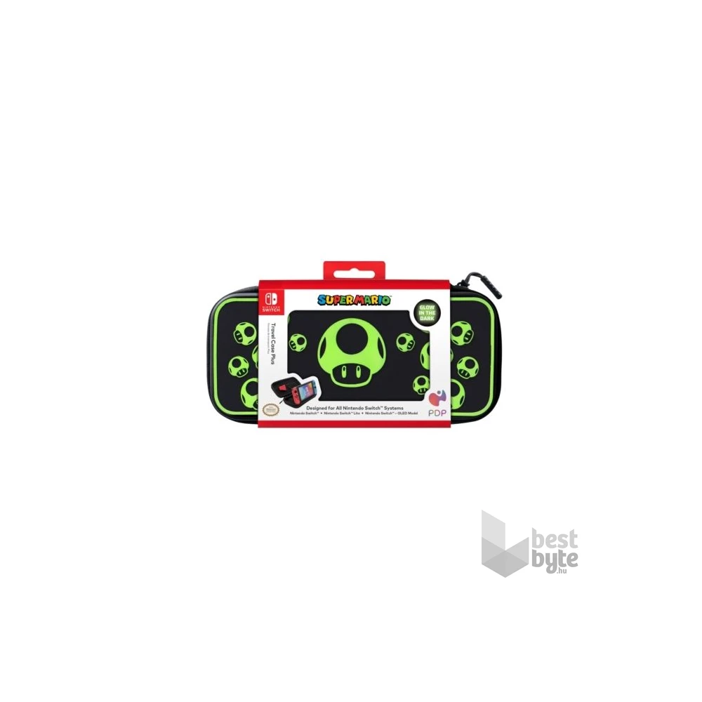 PDP 500-224-1UP 1-Up Glow in the Dark Nintendo Switch/OLED/Lite konzol táska