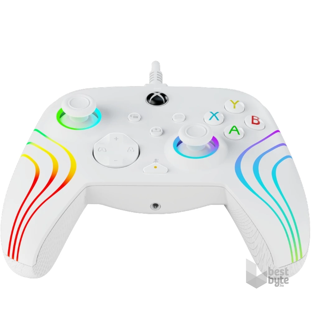 PDP 049-024-WH Afterglow WAVE Xbox Series X|S/Xbox One/PC vezetékes fehér kontroller