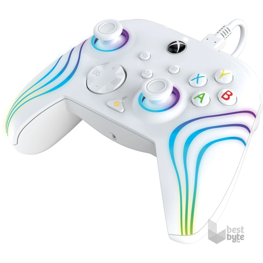 PDP 049-024-WH Afterglow WAVE Xbox Series X|S/Xbox One/PC vezetékes fehér kontroller