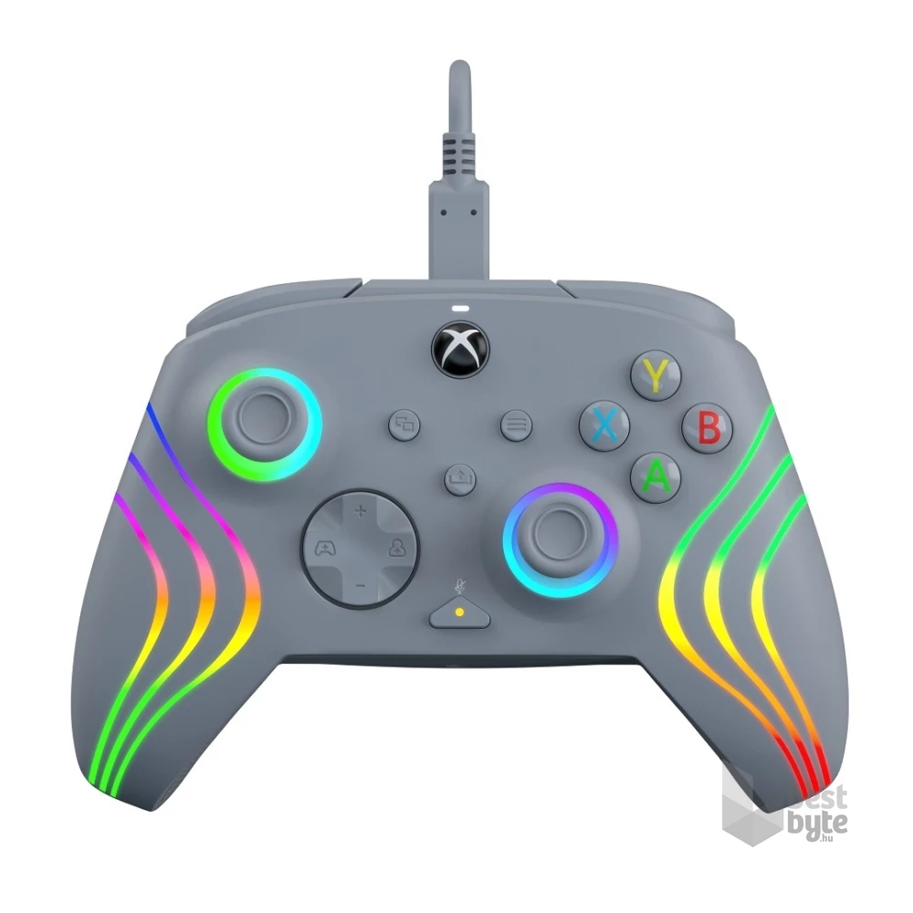 PDP 049-024-GE Afterglow WAVE Xbox Series X|S/ Xbox One/PC vezetékes szürke kontroller