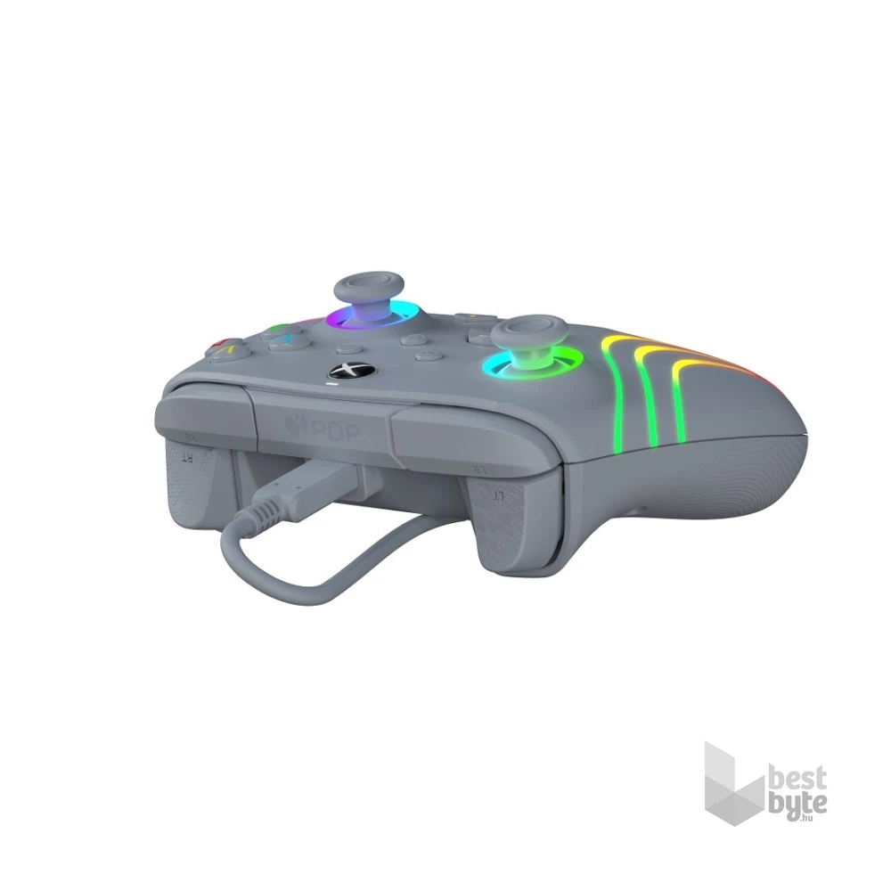 PDP 049-024-GE Afterglow WAVE Xbox Series X|S/ Xbox One/PC vezetékes szürke kontroller