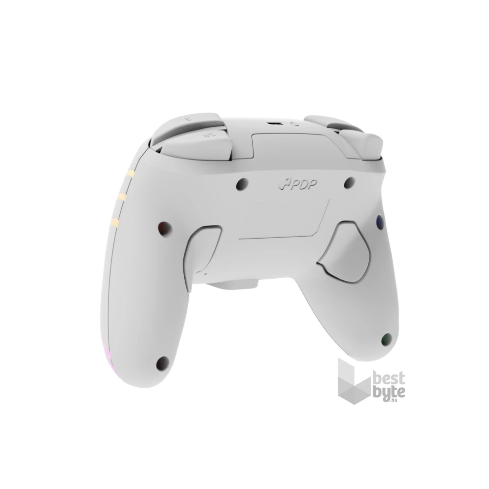 PDP 500-238-WH Afterglow Wave Nintendo Switch/Switch 2 vezeték nélküli RGB LED Lighting fehér kontroller