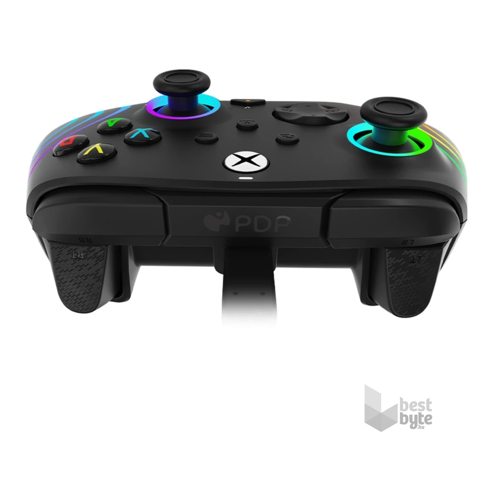 PDP 049-024 Afterglow Wave Xbox Series X|S/Xbox One/PC vezetékes fekete kontroller