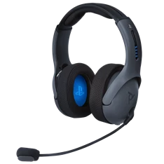 PDP 051-049-EU-BK LVL50 PS4/PS5/PC vezeték nélküli szürke headset