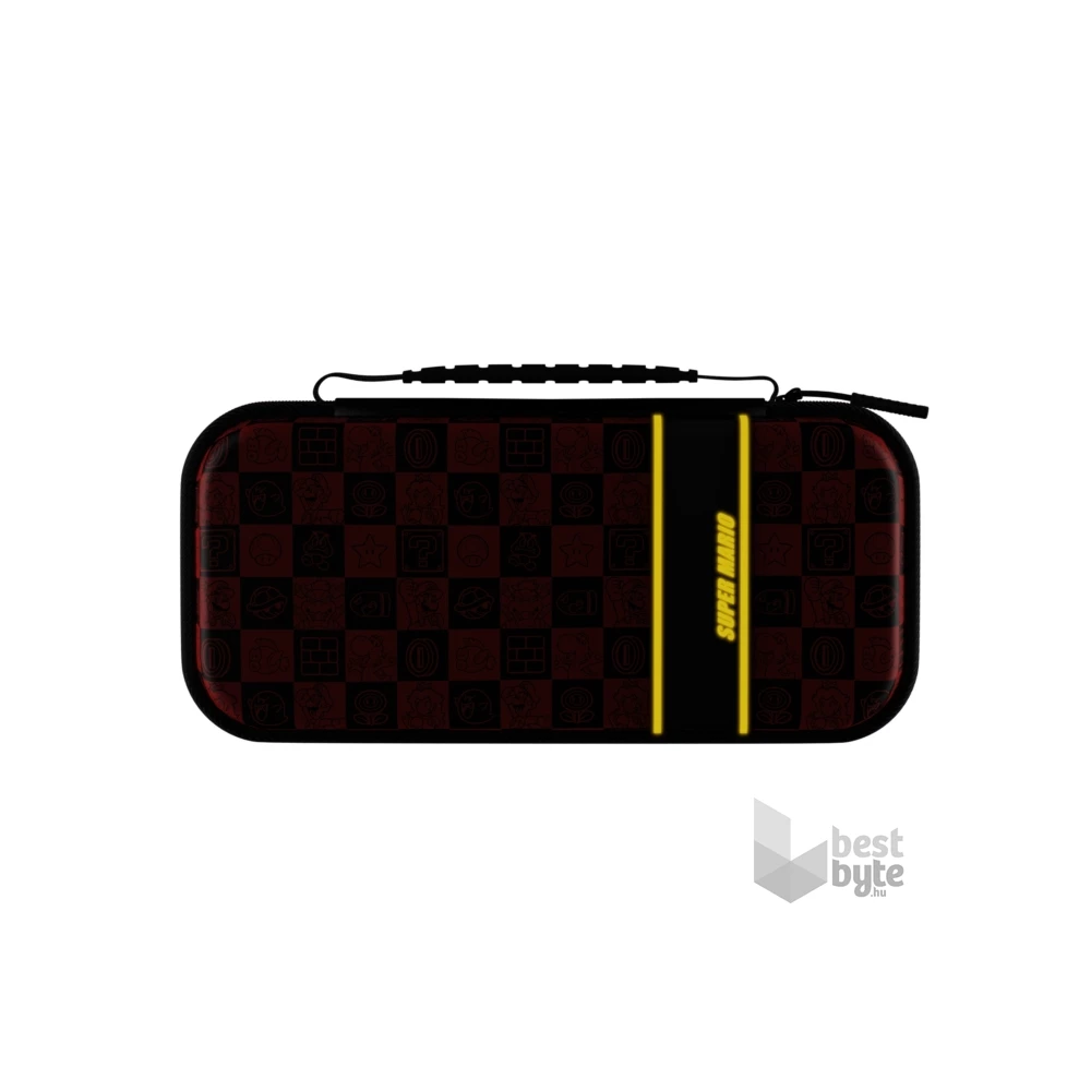 PDP 500-224-SPIG Plus Glow Nintendo Switch/Lite/OLED Mario Icon Glow in the Dark utazótok