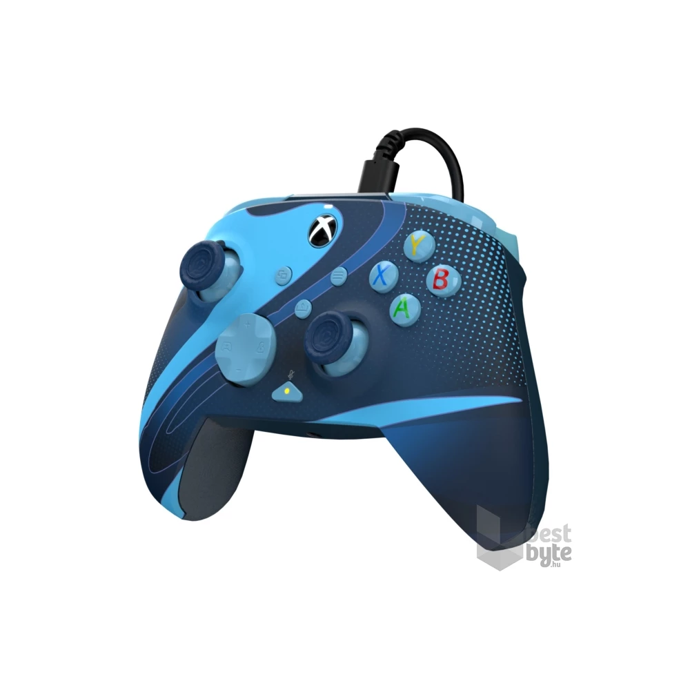 PDP 049-023-BLTD Rematch Glow Adevanced Xbox Series X|S/Xbox One/PC vezetékes Blue Tide Glow in the Dark kontroller