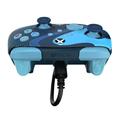 PDP 049-023-BLTD Rematch Glow Adevanced Xbox Series X|S/Xbox One/PC vezetékes Blue Tide Glow in the Dark kontroller