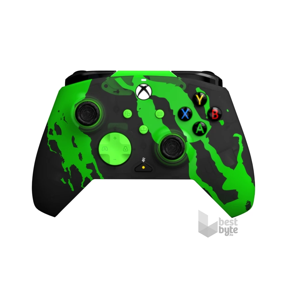 PDP 049-023-JGR Rematch Glow Adevanced Xbox Series X|S/Xbox One/PC vezetékes Jolt Green Glow in the Dark kontroller