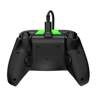PDP 049-023-JGR Rematch Glow Adevanced Xbox Series X|S/Xbox One/PC vezetékes Jolt Green Glow in the Dark kontroller