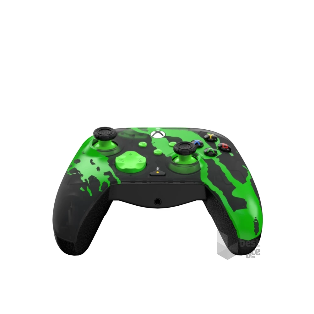 PDP 049-023-JGR Rematch Glow Adevanced Xbox Series X|S/Xbox One/PC vezetékes Jolt Green Glow in the Dark kontroller