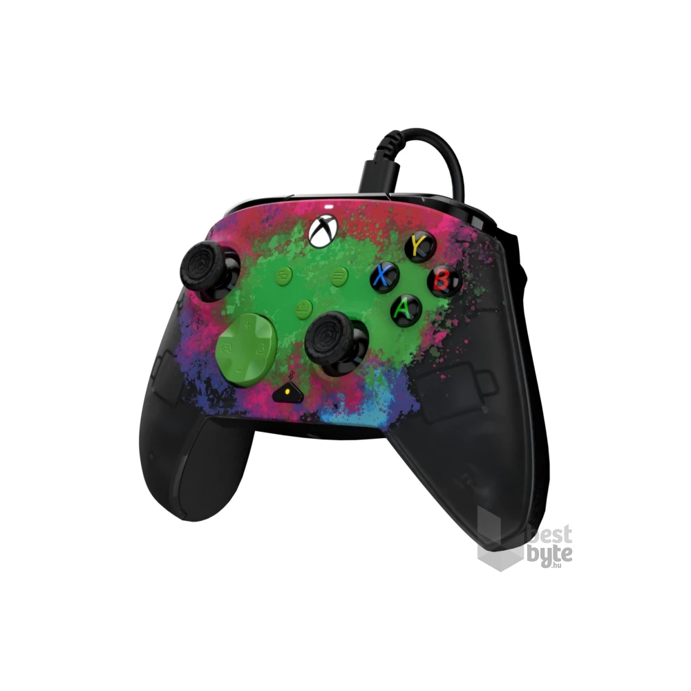 PDP 049-023-SPDT Rematch Glow Adevanced Xbox Series X|S/Xbox One/PC vezetékes Space Dust Glow in the Dark kontroller