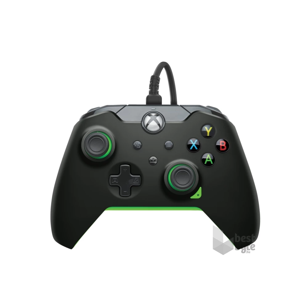 PDP 049-012-GG Xbox Series X|S/Xbox One/PC vezetékes neon fekete kontroller