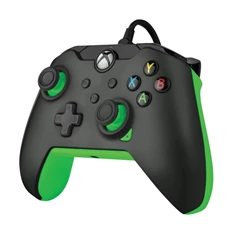 PDP 049-012-GG Xbox Series X|S/Xbox One/PC vezetékes neon fekete kontroller