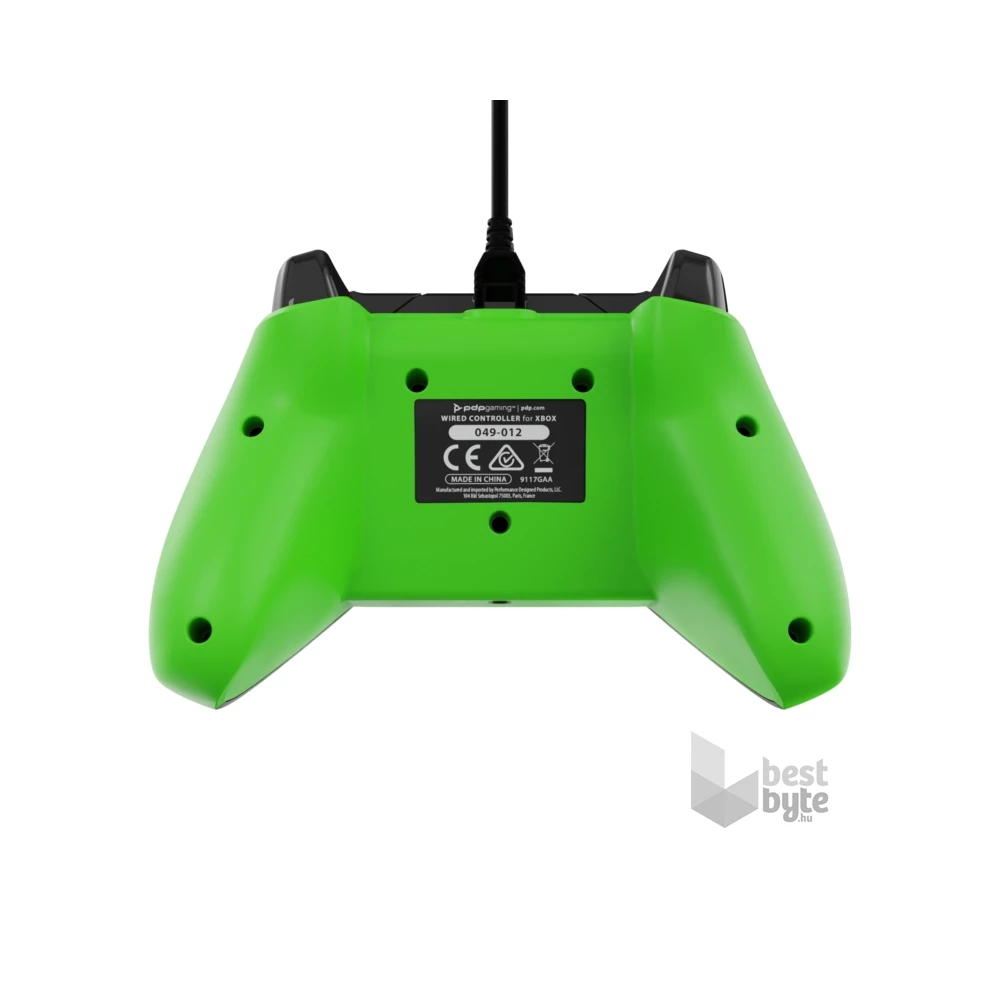 PDP 049-012-GG Xbox Series X|S/Xbox One/PC vezetékes neon fekete kontroller