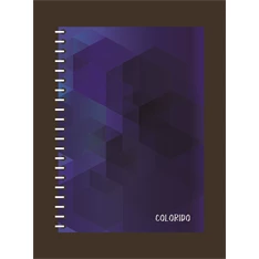 PD Colorido A4, 200 lap, osztott spirálfüzet