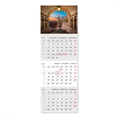 PD Csodálatos Város 2026 30x68 cm speditőrnaptár