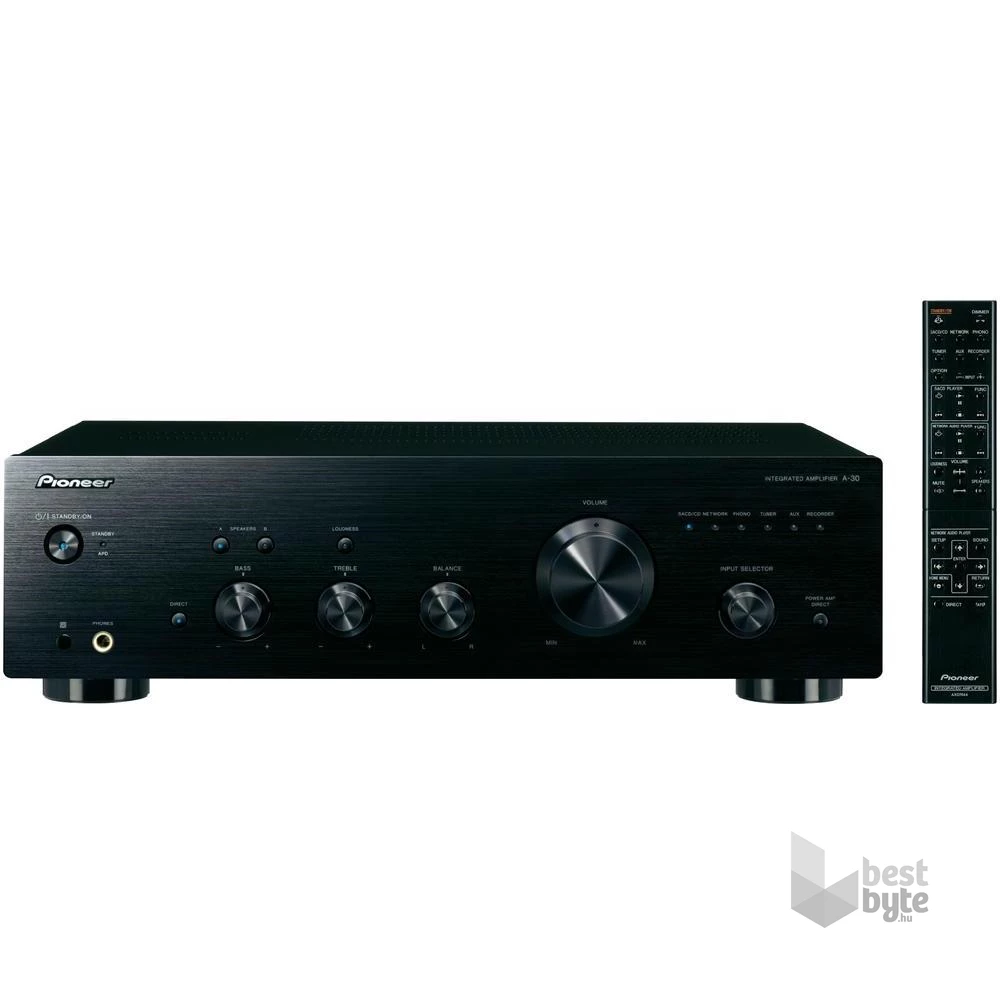 PIONEER A-30-K fekete sztereo erősítő