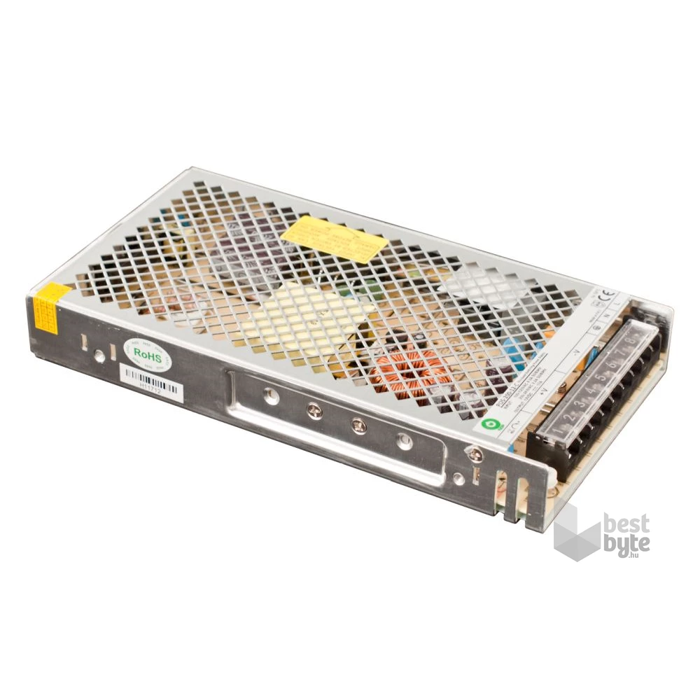 POS POWER POS-200-12-C 12V/17A 204W IP20 fém házas LED tápegység