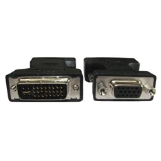 Gembird DVI-A -> VGA M/F adapter fekete