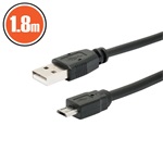 PRC USB 2.0 A - B micro 1,8m kábel
