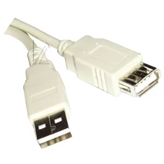 PRC USB 2.0 A- USB 2.0 A 3m hosszabbító kábel