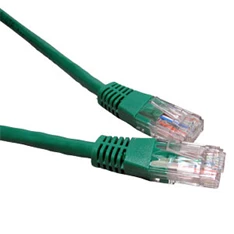 PRC UTP CAT5E 1m zöld patch kábel