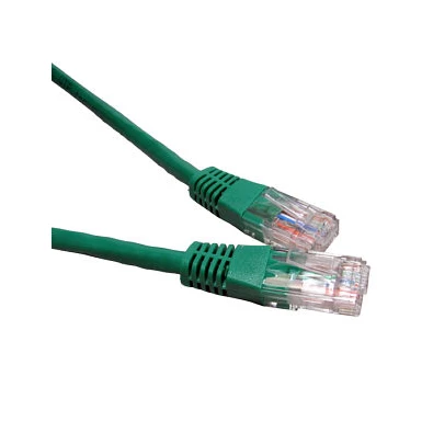 PRC UTP CAT5E 0,5m zöld patch kábel
