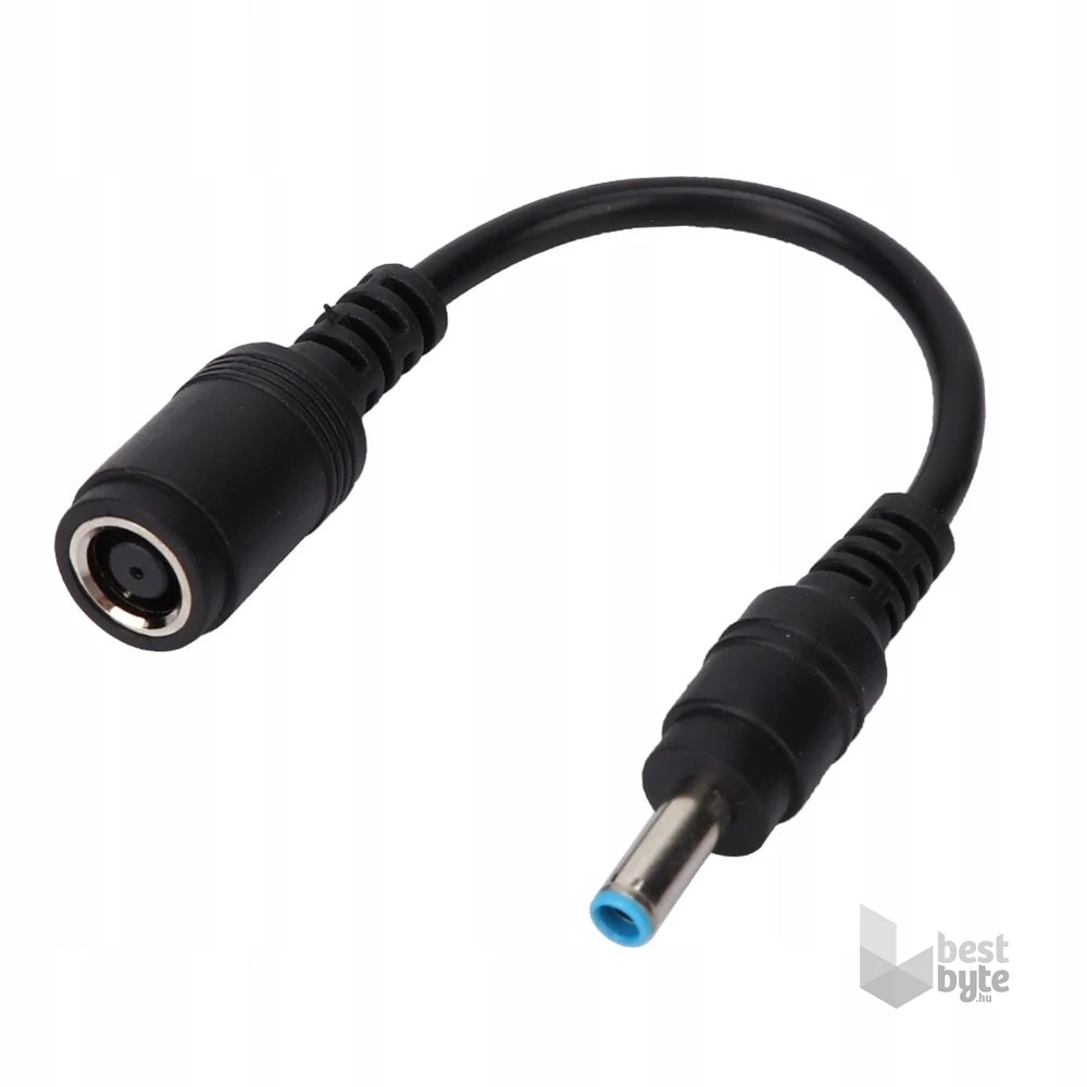 PRC center PIN to blue tip 7,4x5,0mm -> 4,5x3,0mm laptop hálózati töltő adapter átalakító