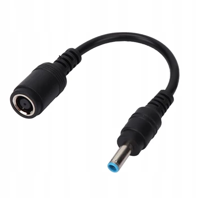 PRC center PIN to blue tip 7,4x5,0mm -> 4,5x3,0mm laptop hálózati töltő adapter átalakító