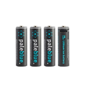 Paleblue PB-AA-C 4xAA 2000mAh USB-C újratölthető ceruza akkumulátor + töltőkábel