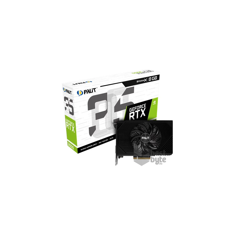 Palit GeForce RTX 3050 StormX nVidia 8GB GDDR6 128bit PCIe videókártya