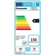 Panasonic 58" TX-58DX780E 4K UHD 3D Smart LED TV