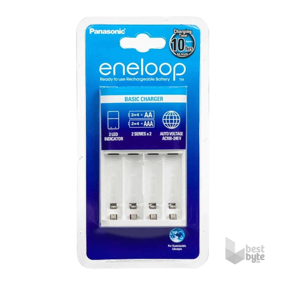 Panasonic Eneloop BQ-CC51E időzítős akkutöltő 2/4 AA-AAA akkuhoz