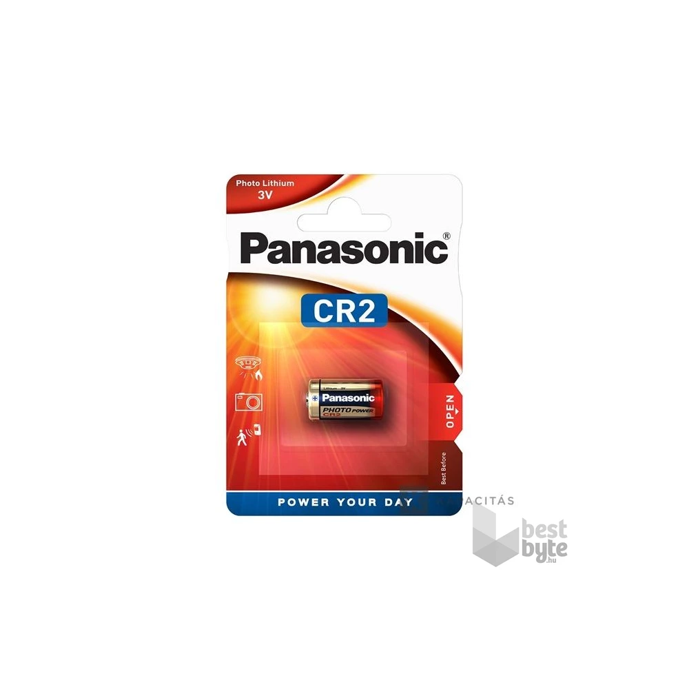 Panasonic CR2 3V lítium fotóelem 1db/csomag