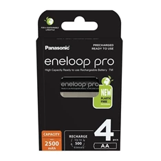 Panasonic Eneloop BK-3HCDE/4BE AA 2500mAh ceruza akku 4db/csomag