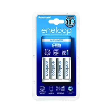 Panasonic Eneloop KKJ51MCC40E akkutöltő timer + 4xAA 1900 mAh akku