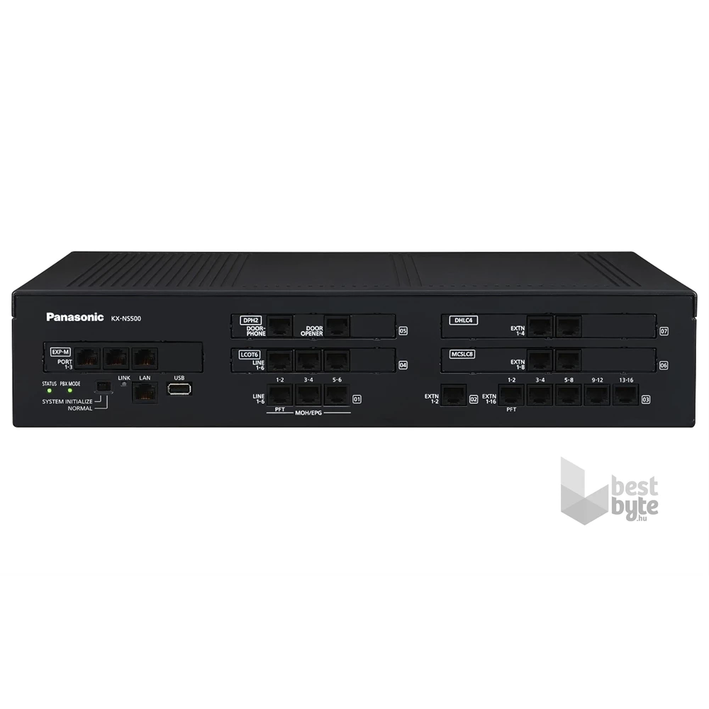 Panasonic KX-NS500NE - IP Hibrid Intelligens telefonközpont