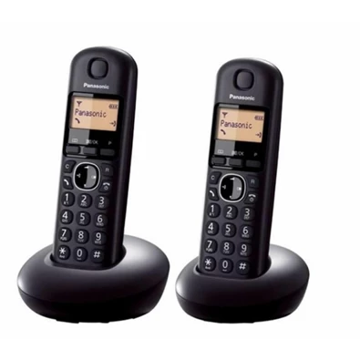 Panasonic KX-TGB212PDB DUO hívóazonosítós fekete dect telefon